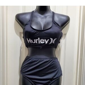NWT Hurley Black Bikini Set